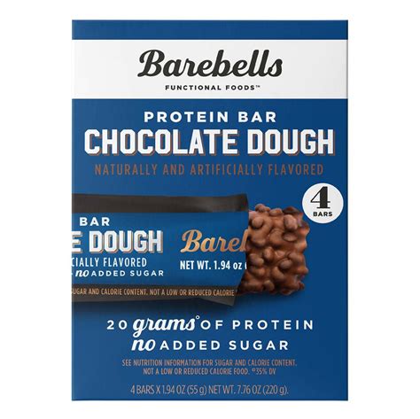 Barebells 20g Protein Bar Chocolate Dough Shop Granola And Snack Bars At H E B