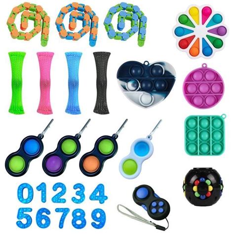 Ensemble De Jouets Sensoriels Fidget Toys Set Pack Pour R Duire Le