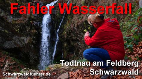 Fahler Wasserfall Am Feldberg Im Schwarzwald YouTube