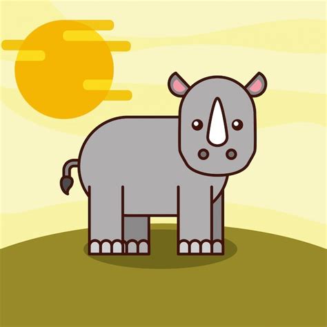 Free Vector | Safari animals cartoon