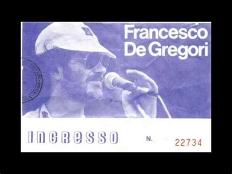 Francesco De Gregori Me And Bobby Mcgee Live Youtube