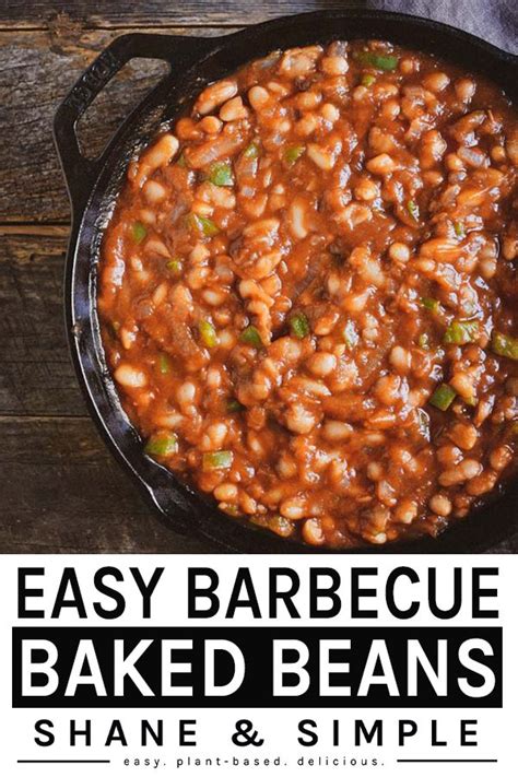 Easy Barbecue Baked Beans Cooked In A Delicious Homemade BBQ Sauce