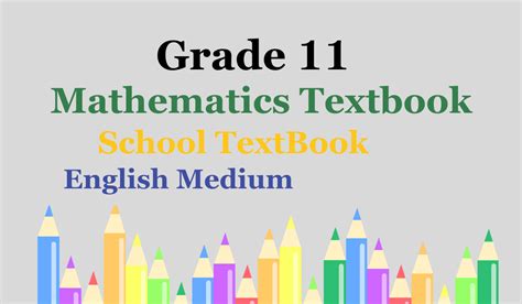 Download Grade 11 Mathematics Textbook in English Medium - TryPastPapers