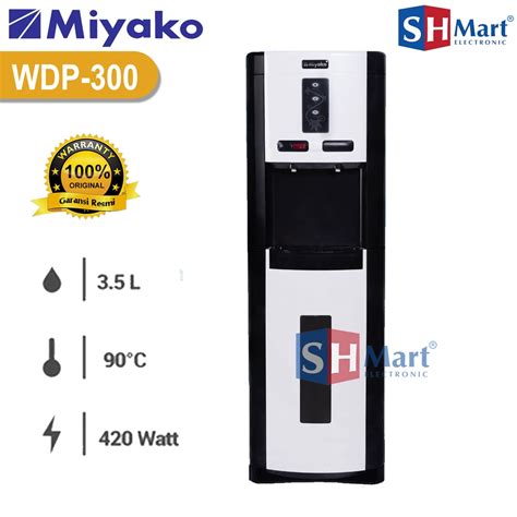 Jual Dispenser Galon Bawah Miyako Wdp Wdp Hot Cool Garansi