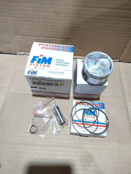 Jual Piston Seher Set Kit Fim 76 Yamaha Jupiter MX 135 Karbu Lama Os