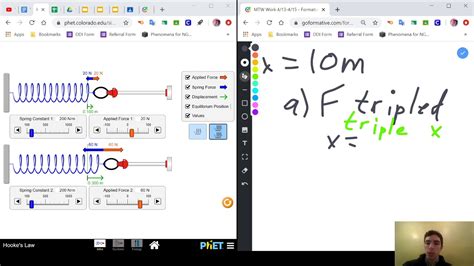 Applications Of Hookes Law Youtube