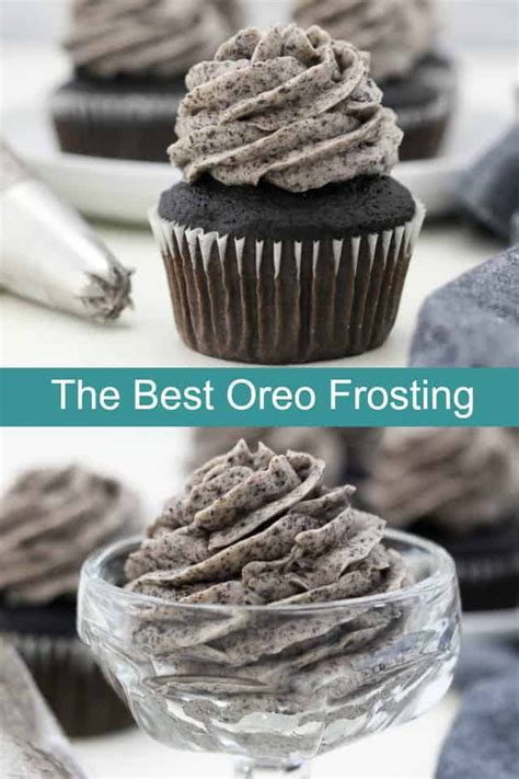 This Oreo Frosting Is Incredibly Silk Light And Fluffy And Tastes Just Like The Filling Of An