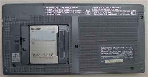 Sharp pocket computers