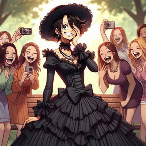 Goth Lady Luffy By Artificial Sissy On Deviantart