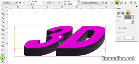 Cara Membuat Efek Tulisan 3d Di Coreldraw X7 Dengan Cepat The Cuy Riset