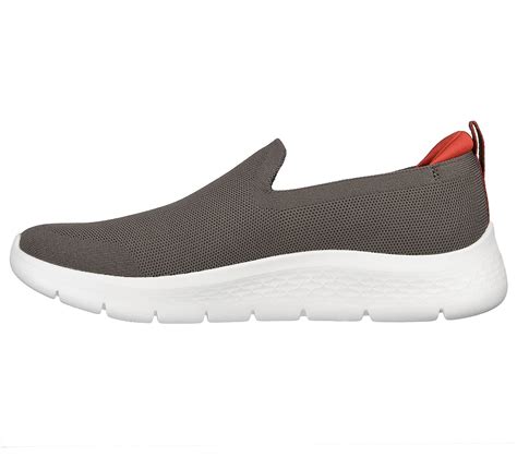 Skechers Brownred Go Walk Flex Mens Slip On Shoes Style Id 216482