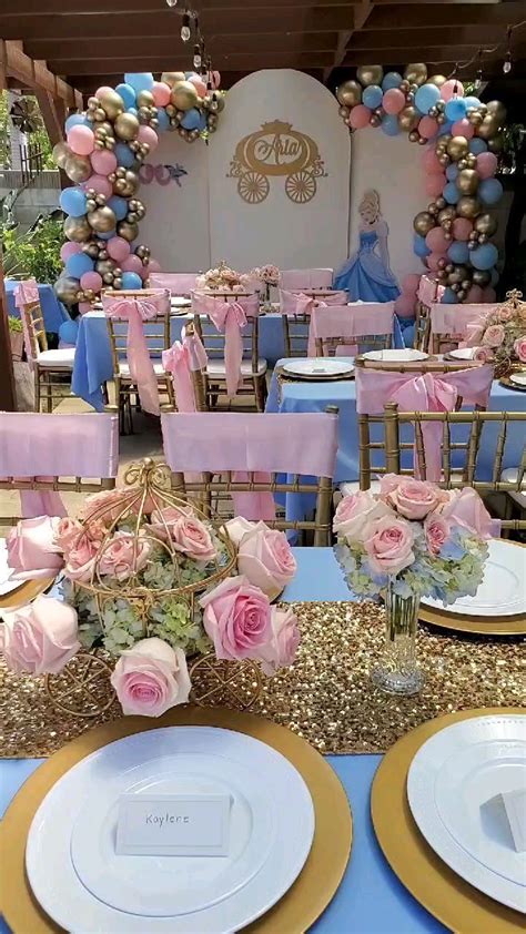 Instagram Princess Theme Birthday Party Cinderella Birthday Party