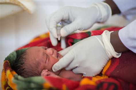 One Day Old Musa Mohammed Is Administered An Oral Polio Va Flickr