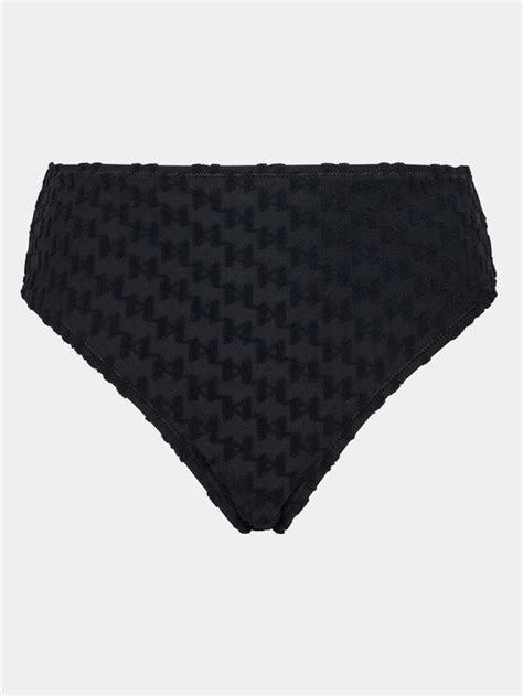 KARL LAGERFELD Bikini Unterteil 231W2218 Schwarz Modivo De