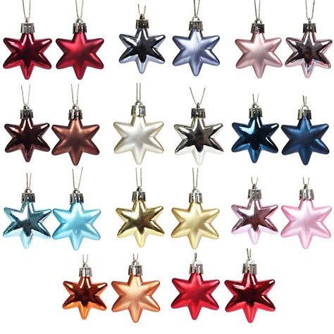 Pentagonal Star Pendant Para Decora O De Natal Xmas Tree Hanging