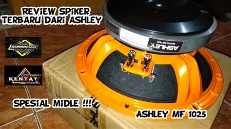 Speaker Ashley Mf1025 10 Inch Special Midle YouTube