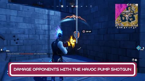 Damage Opponents With The Havoc Pump Shotgun Week Quests Fortnite