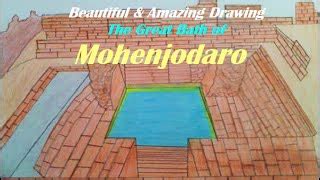 How to draw The Great Bath of Mohenjodaro|| Drawing The... | Doovi