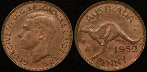 Australia M Penny Uncirculated The Purple Penny