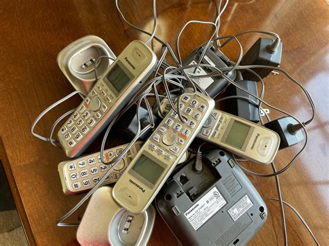 Lot Box Of Cordless House Phones