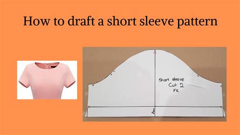 How To Draft A Short Sleeve Patternshort Sleeve Pattern Tutorial