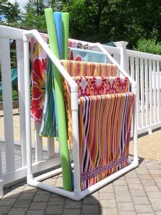 240 Pool And Hot Tub Towel Holders Ideas Towel Storage Towel Rack Hanging Towels