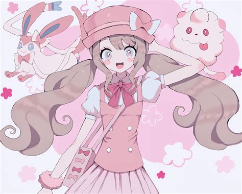 Serena Sylveon And Swirlix Pokemon And 1 More Drawn By Yuyuyuyhz