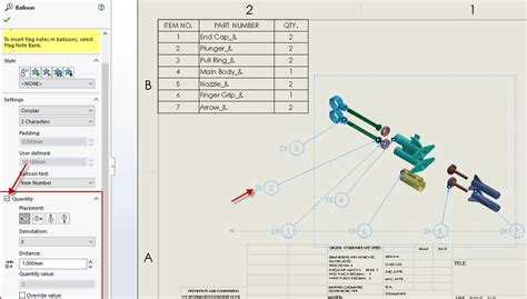 Adding Custom Details To Balloons In Solidworks Drawings