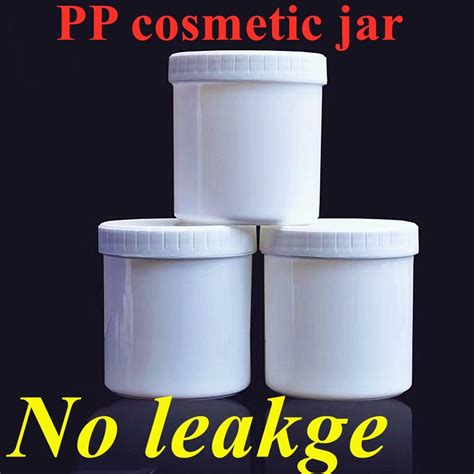 Custom PP White Luxury Plastic Cream Cosmetic Jar For Skin Care Anti