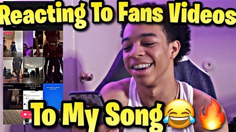 Yall Going Crazy😂🔥reacting To Fan Videos To My Song🔥must Watch🚨 Youtube