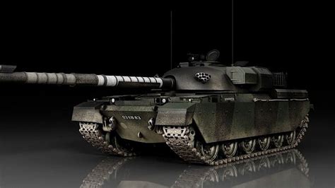 Chieftain Fv4201 Main Battle Tank 3d Model