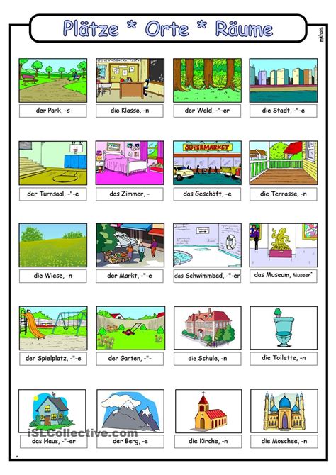 Orte Pl Tze R Ume Bildw Rterbuch Ab Deutsche Grammatik