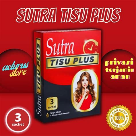 Jual Sutra Tisu Plus Isi 3 Sachet Tissue Magic Tanpa Dibilas BISA