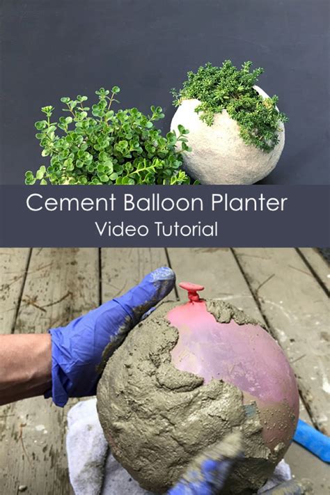 Diy Concrete Planters Concrete Diy Projects Cement Diy Concrete Garden Cement Crafts Head