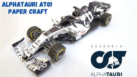 How To Make F1 Car From Paper Alphatauri At01 Pierre Gasly Full