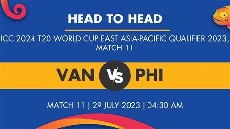 VAN Vs PHI Player Stats For Match 11 VAN Vs PHI Prediction Who Will