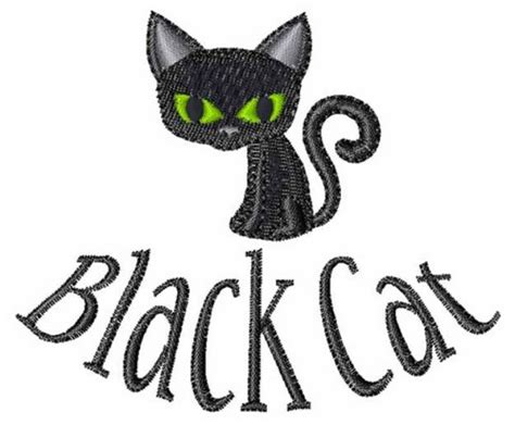 Black Cat Machine Embroidery Design Embroidery Library At