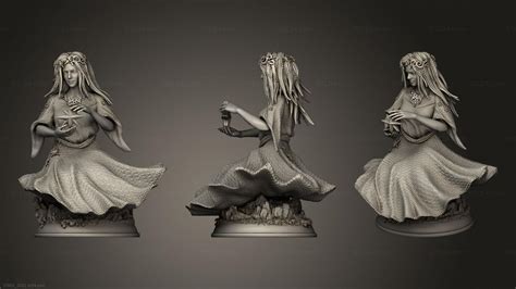 Figurines Of Girls STKGL 3021 3D Stl Model For CNC