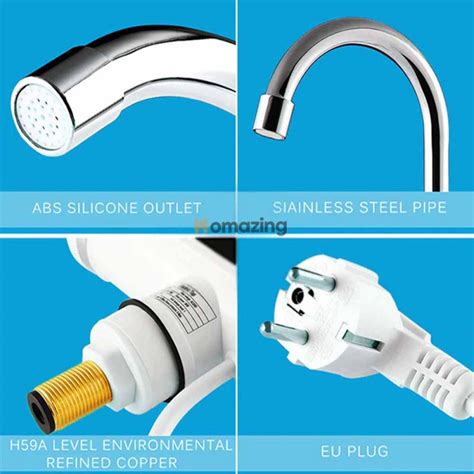 Electric Water Heater Faucet Tap With Display Homazing