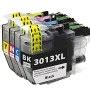 4 Ink Cartridge Compatible Brother LC3013XL LC3013BK LC3013C LC3013M