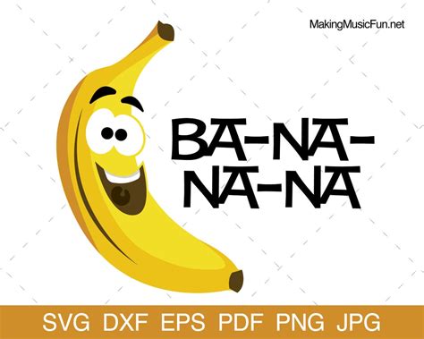 Funny Banana Svg Cricut And Silhouette Cut Files Funny Banana Clip Art And Vector Illustration