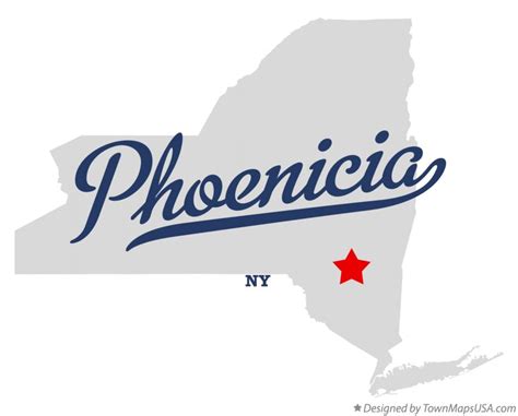 Map of Phoenicia, NY, New York