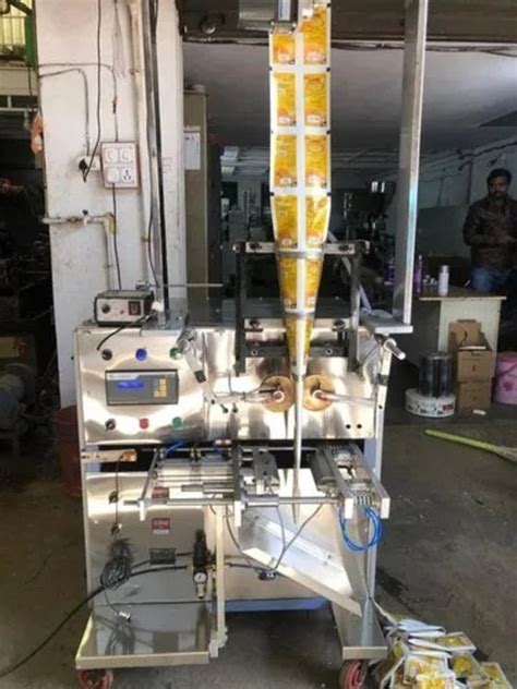 Automatic Liquid Pouch Packing Machine Single Phase Capacity To