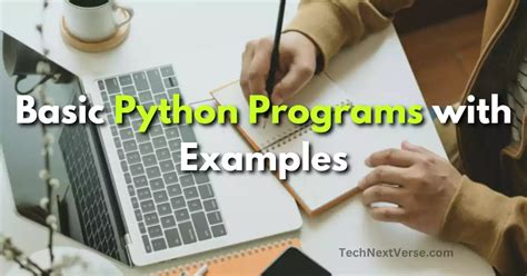 Basic Python Programs With Easy Examples