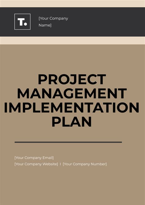 Free Implementation Plan Templates Editable And Printable