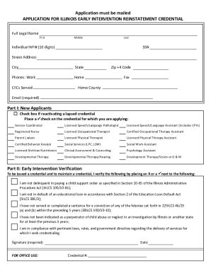 Fillable Online Applicants Should Use This Application Packet If