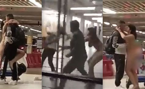 Completely Naked Woman Goes On Violent Yet Sexy Rampage At Airport While Hallucinating On