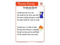 Donald And Gerald Ld Phonics Stories Reading Comprehension Worksheet By