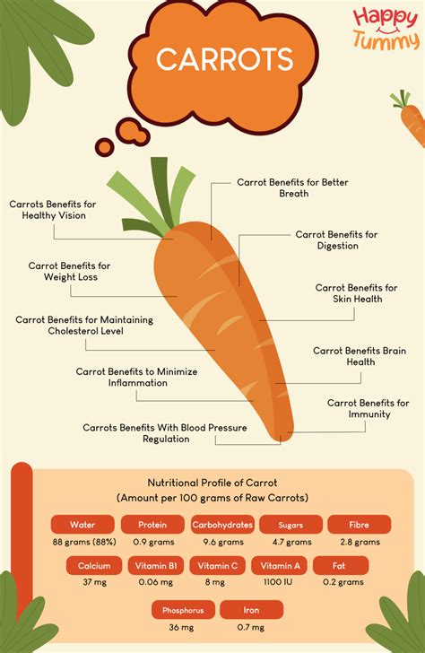 Health Benefits Of Carrots Nutrition And Uses Happytummy