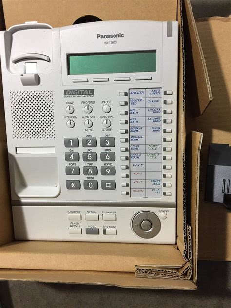 Amazon Panasonic Kx Dt B Digital Phone Renewed Office Products